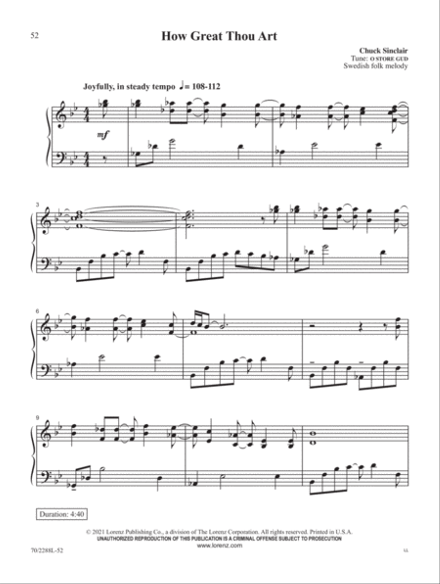 Cherish the Cross Cherish the Cross Piano Solo scores gallery preview page 21