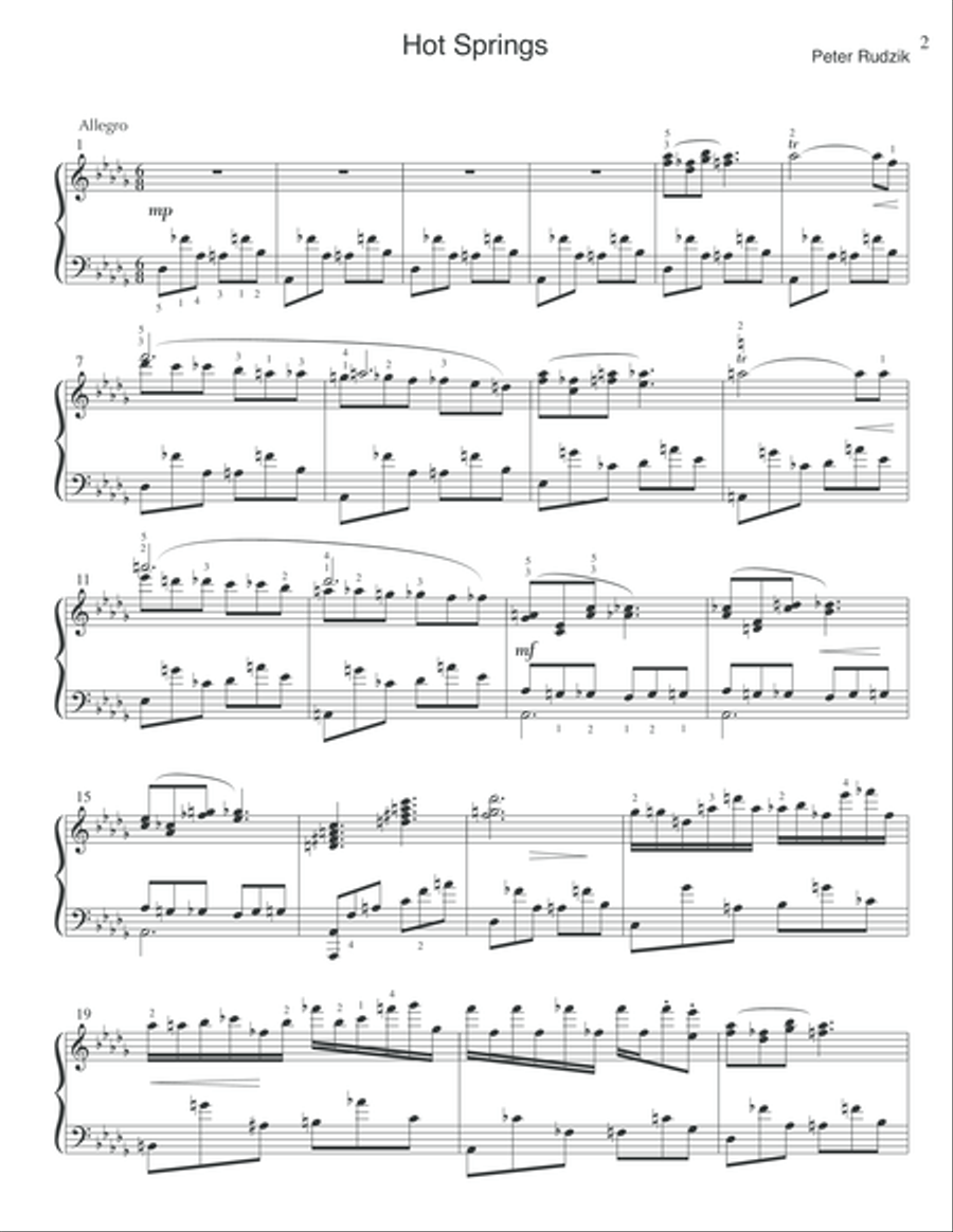 Wild Rose Suite Piano Solo scores gallery preview page 4