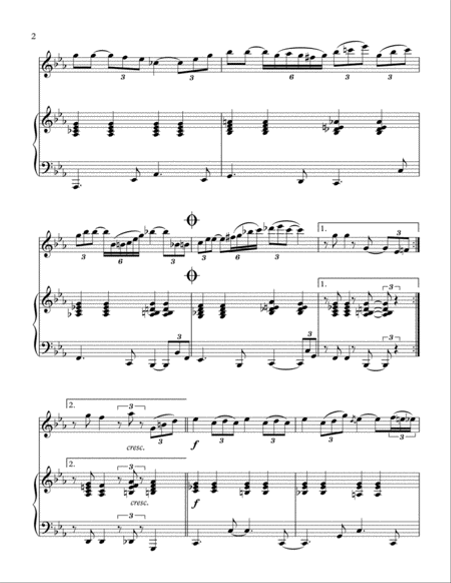 God Bless' The Child Small Ensemble scores gallery preview page 3