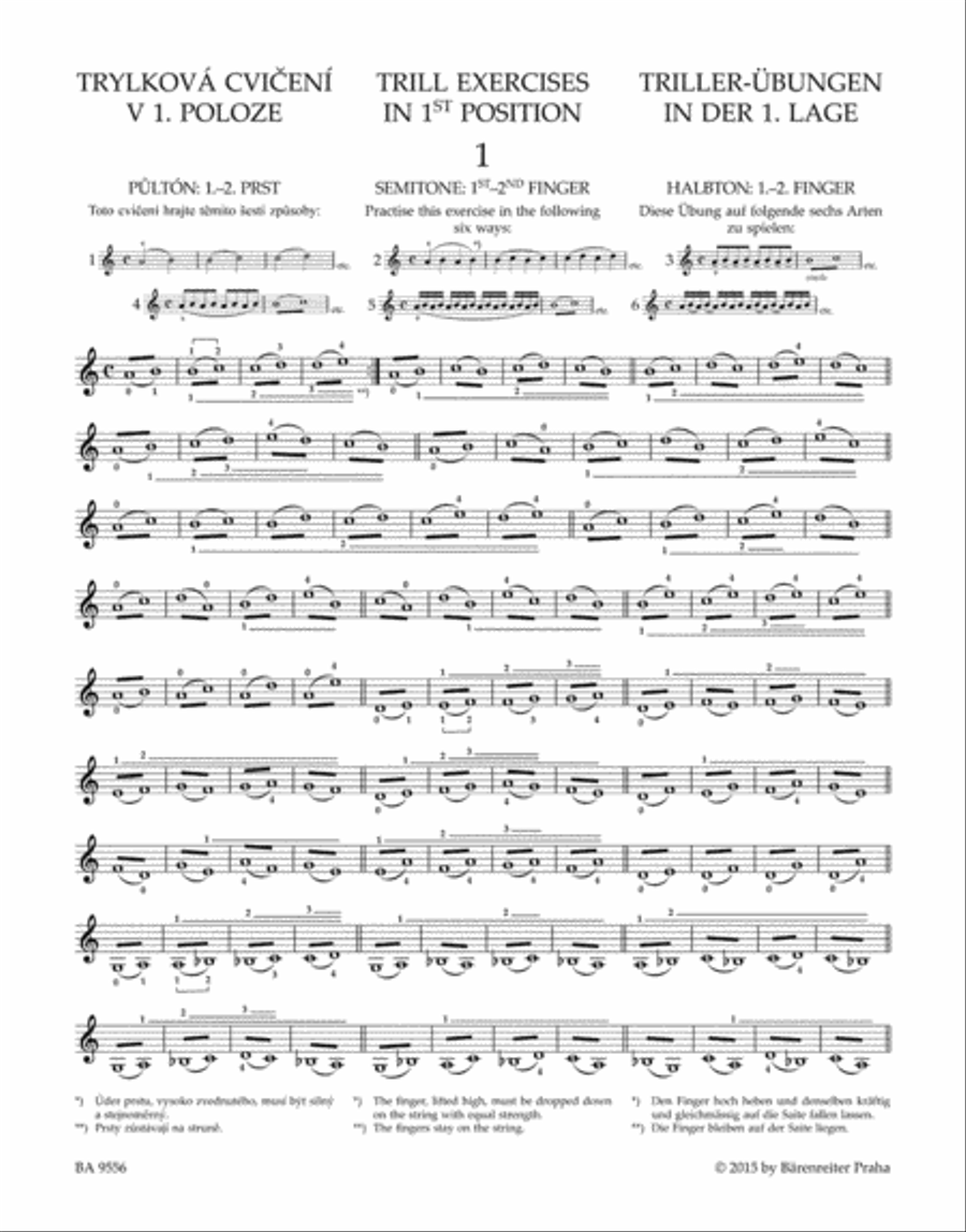 Preparatory Trill Studies and the Development of Double-Stopping op. 7 Violin Solo scores gallery preview page 2
