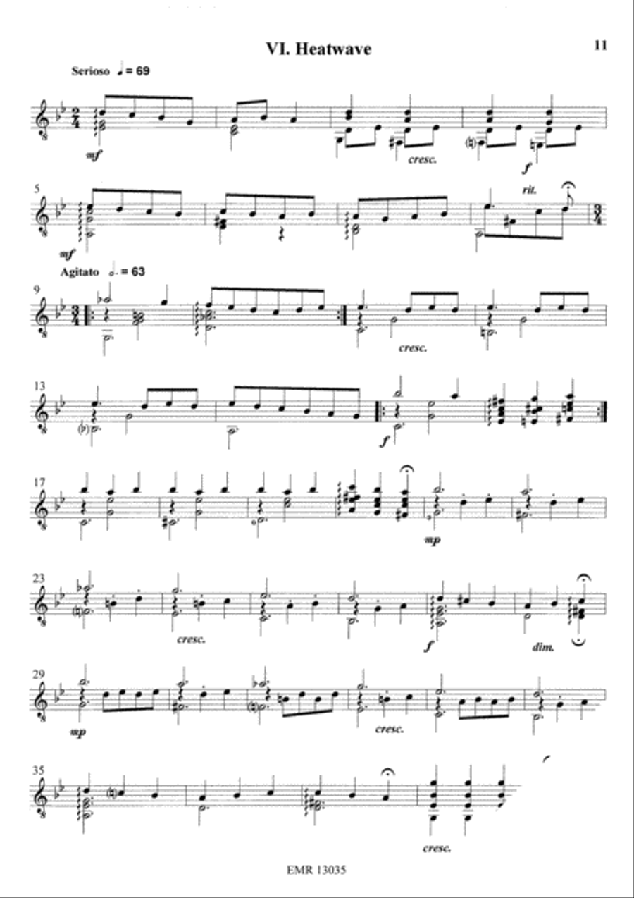 Ten Pieces For Young People Classical Guitar scores gallery preview page 5