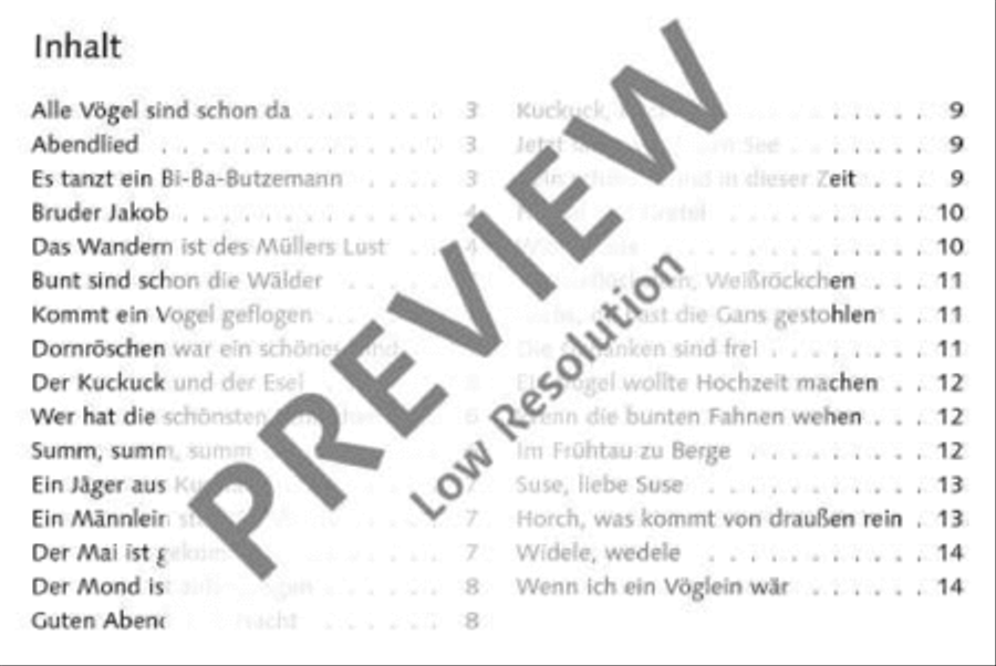 Die schönsten Volks- und Kinderlieder Part scores gallery preview page 3