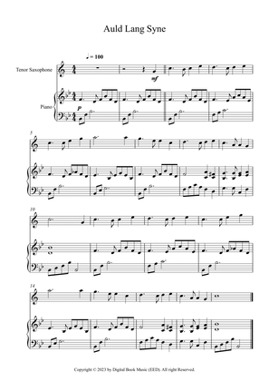 Auld Lang Syne (Tenor Sax + Piano)