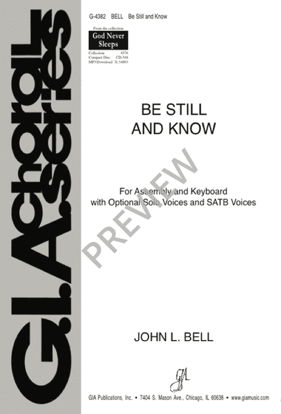 Be Still and Know image number null