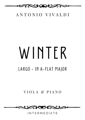 Vivaldi - Largo from Winter (The Four Seasons) in A Flat Major - Intermediate