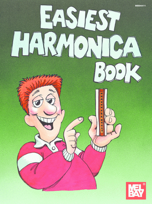 Book cover for Easiest Harmonica Book