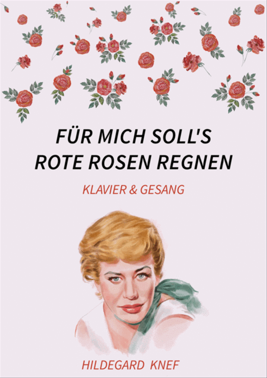 Für mich soll's rote Rosen regnen Voice Solo scores gallery preview page 1