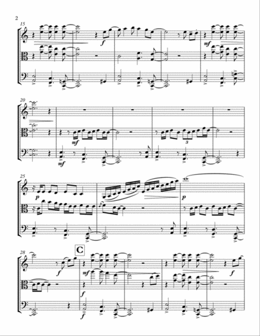 Stay With Me Stay With Me String Trio scores gallery preview page 3