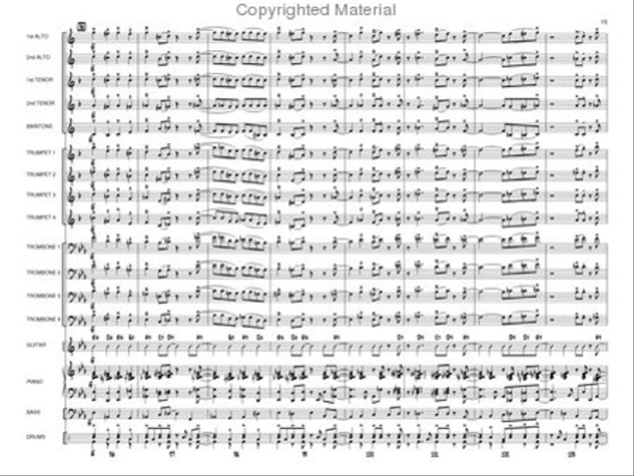 Ace High Jazz Ensemble scores gallery preview page 14