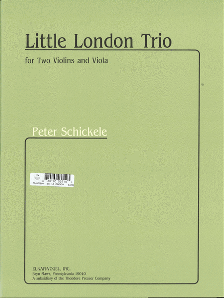 Little London Trio Chamber Music scores gallery preview page 1