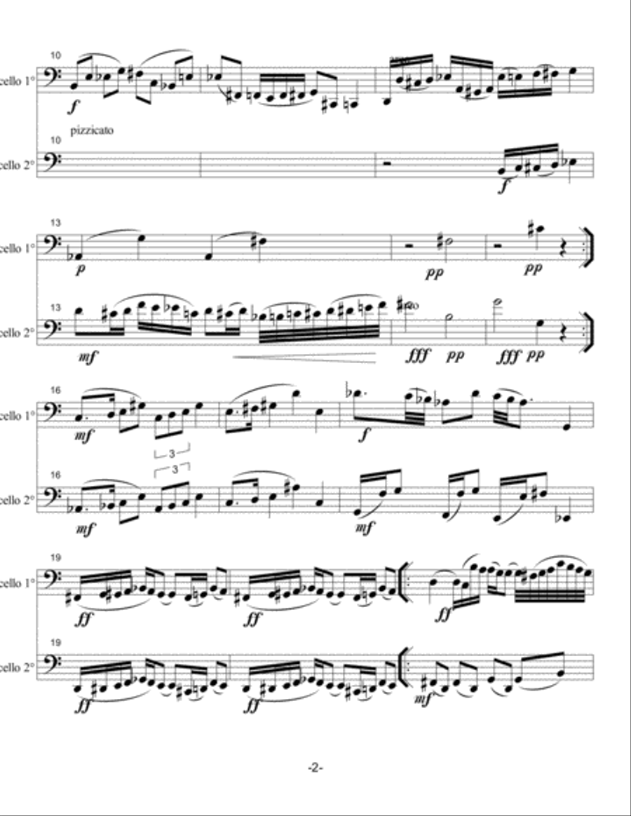 CELLOS N°7 Cello Solo scores gallery preview page 2
