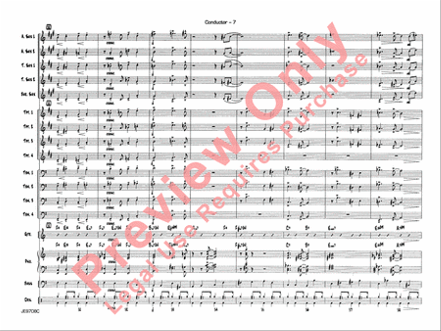 Cute Cute Jazz Ensemble scores gallery preview page 9