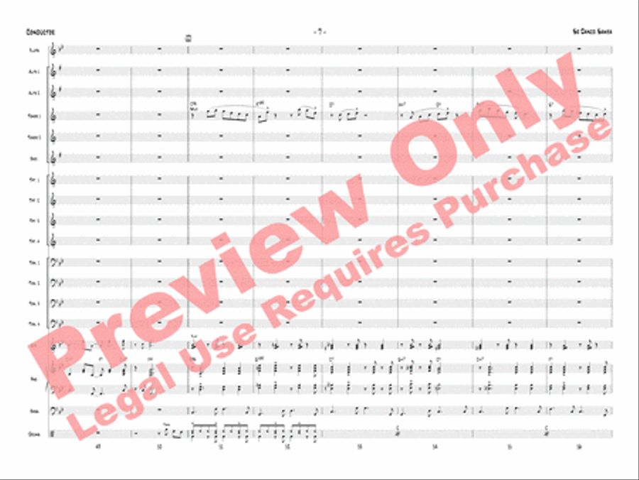 So Danco Samba Jazz Ensemble scores gallery preview page 10