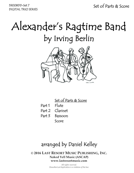 Alexander's Ragtime Band for Woodwind Trio