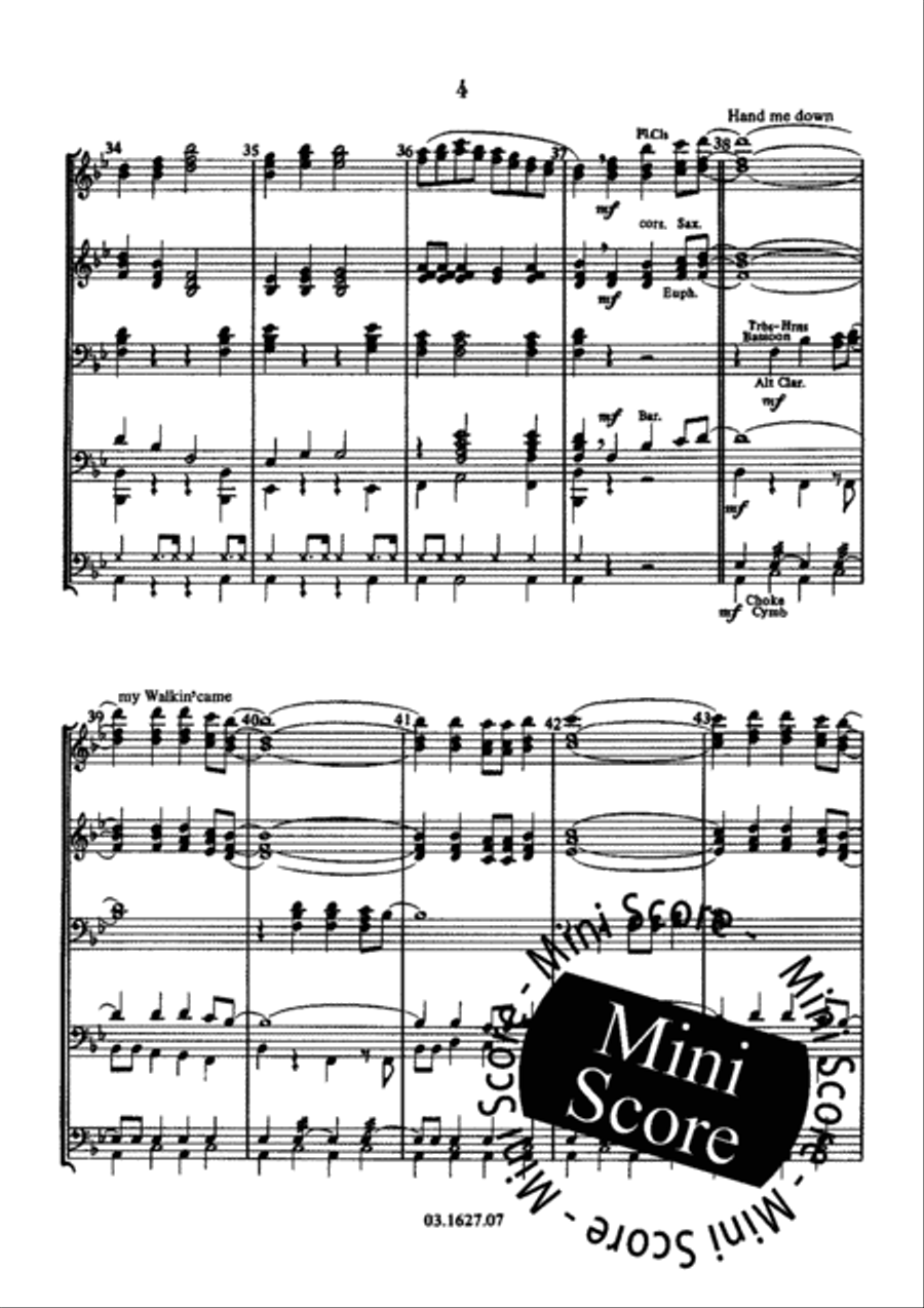 Americana West Concert Band scores gallery preview page 8