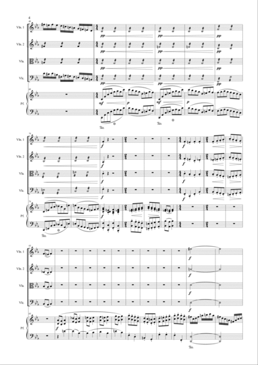 Filiberto Pierami: QUINTETTO Op.116 (ES-21-089) - Score Only String Quartet scores gallery preview page 6