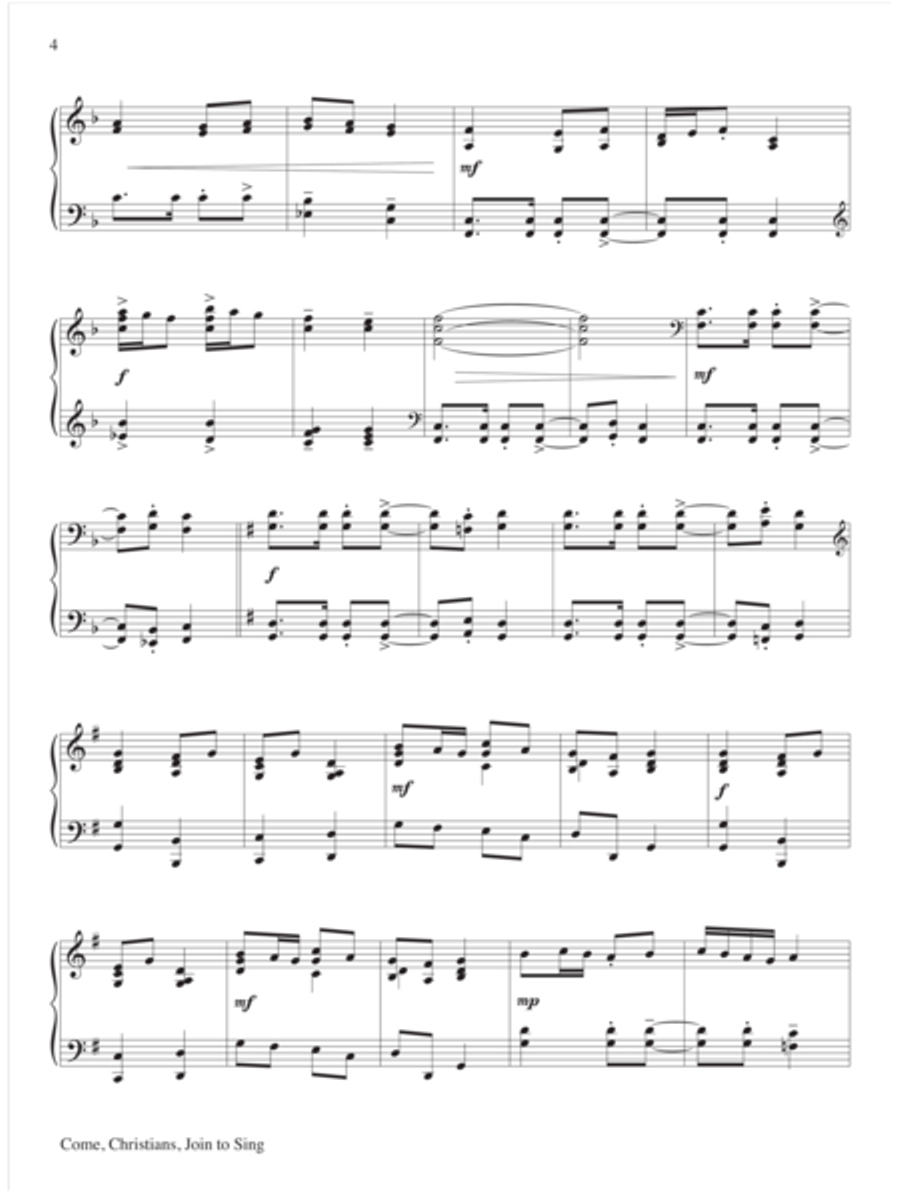 Hymns in a Celtic Style Piano Solo scores gallery preview page 3