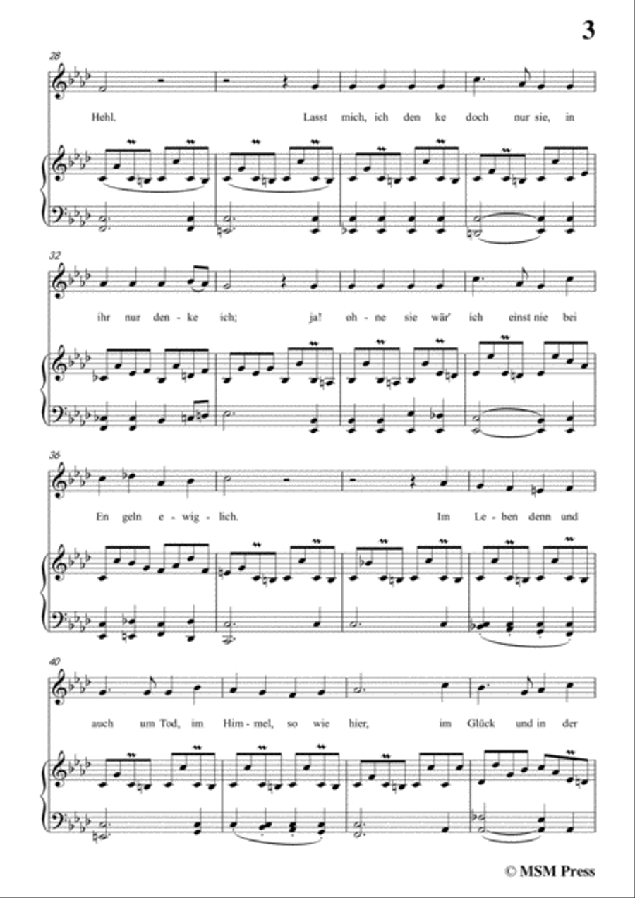 Schubert-Hippolit's Lied,in f minor,for Voice&Piano Voice scores gallery preview page 5