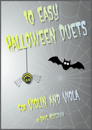 10 Easy Halloween Duets for Violin and Viola