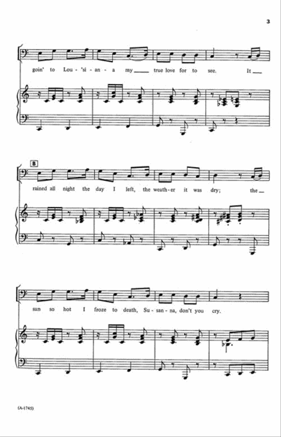Oh! Susanna 2-Part scores gallery preview page 3