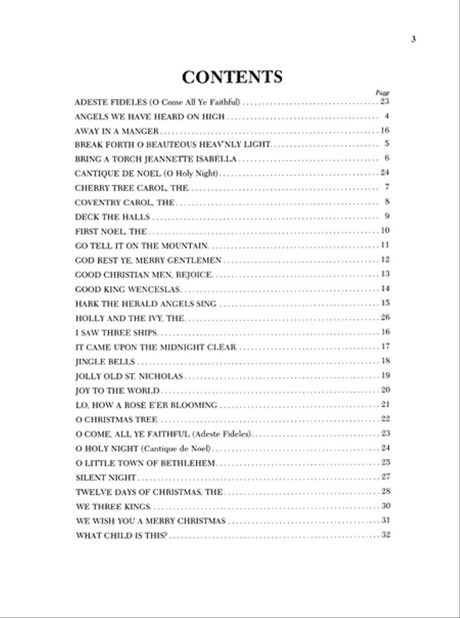 Songs of Christmas for Autoharp Autoharp scores gallery preview page 4