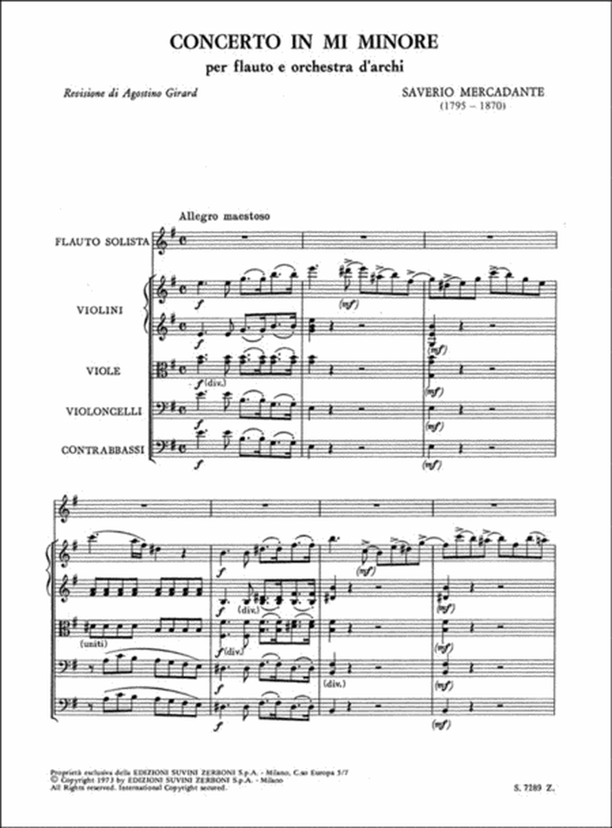 Concerto Op. 57 in Mi minore