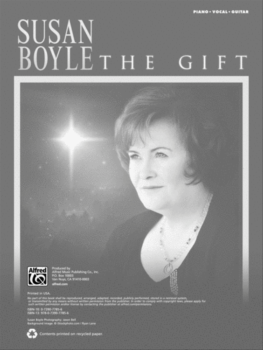 Susan Boyle -- The Gift Piano, Vocal, Guitar scores gallery preview page 2