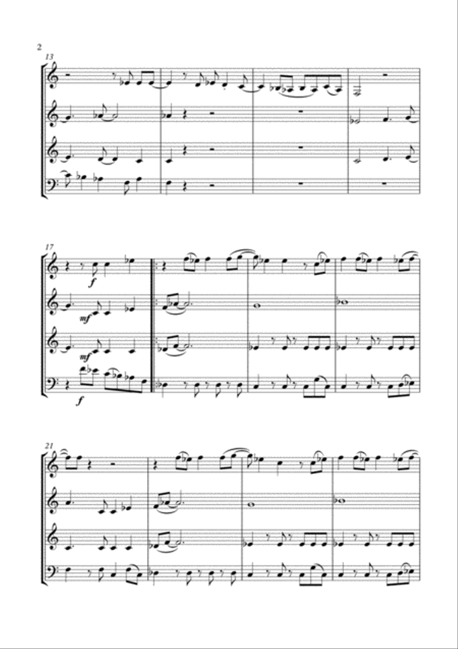 Happy Brass Ensemble scores gallery preview page 2