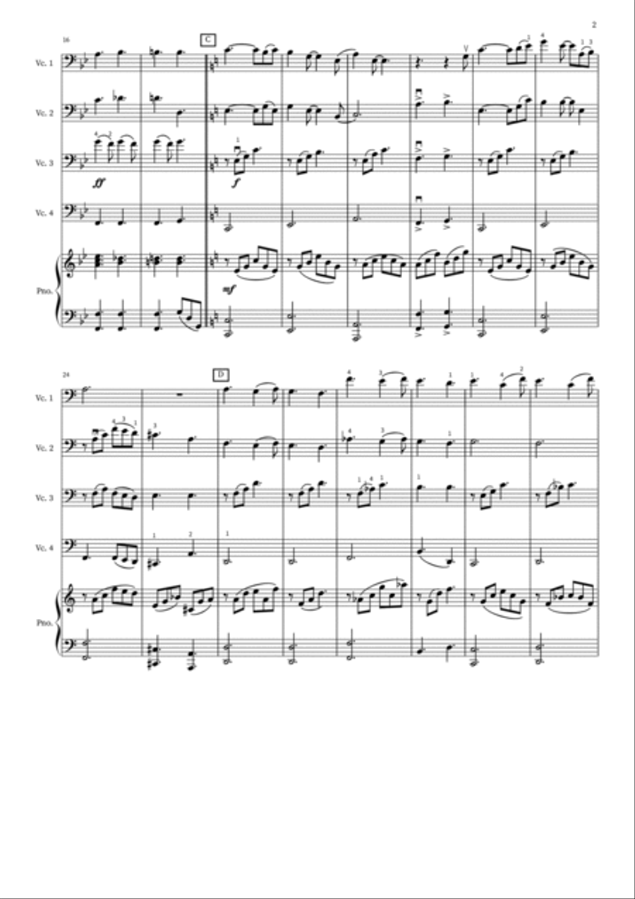 We Are The Champions Piano Solo scores gallery preview page 2