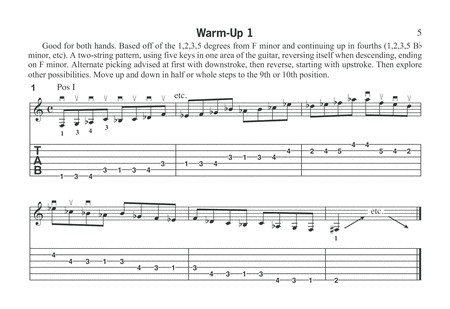 Jazz Warm-ups for Guitar image number null