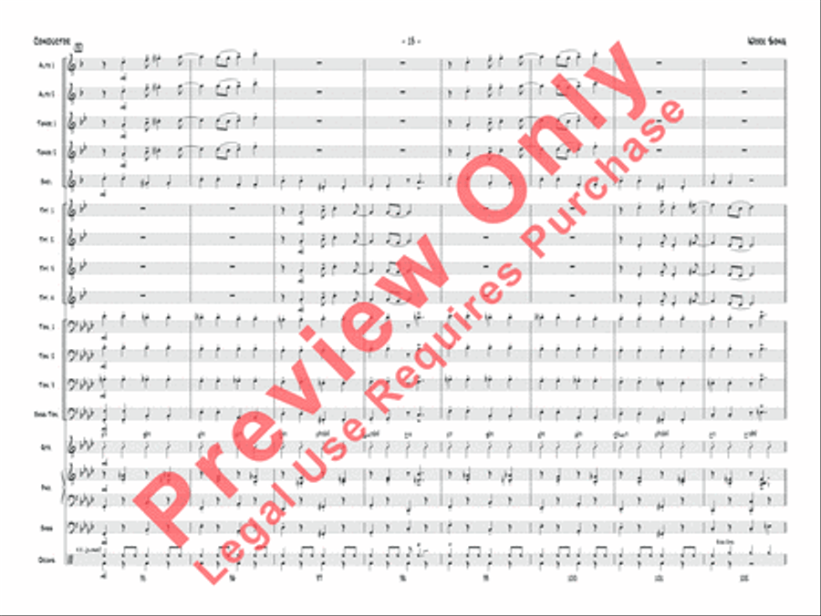 Work Song Jazz Ensemble scores gallery preview page 34