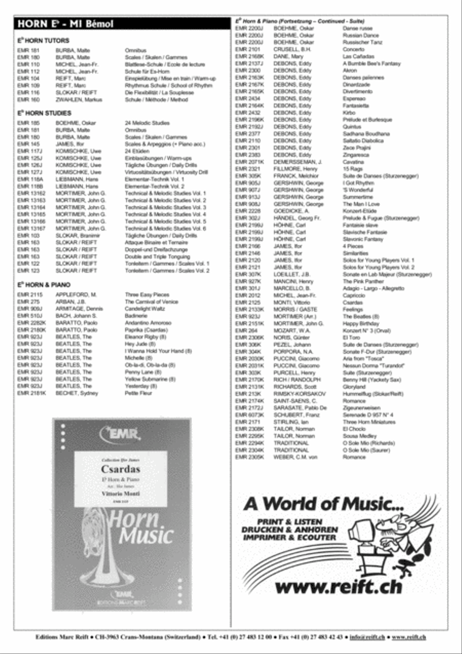 Summer Concertino Horn scores gallery preview page 10