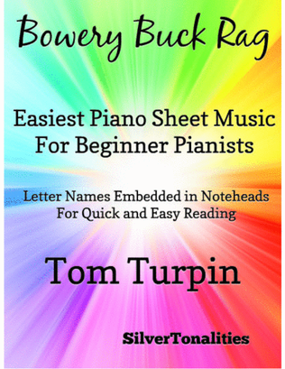 Bowery Buck Rag Easiest Piano Sheet Music for Beginner Pianists