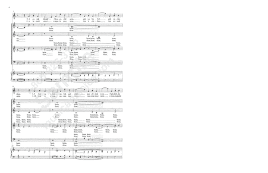 Evening Bells 4-Part scores gallery preview page 3