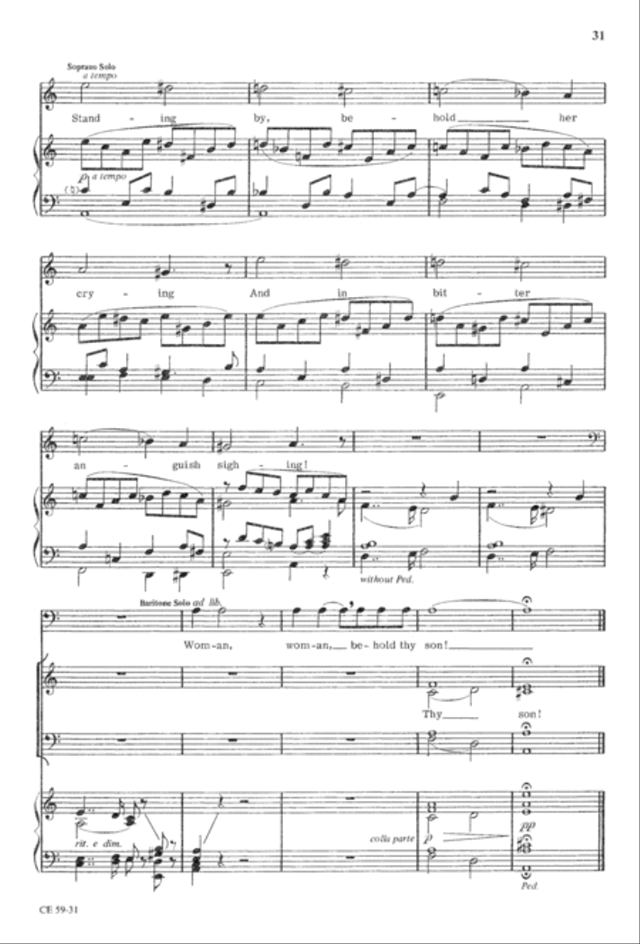 The Seven Last Words of Christ 4-Part scores gallery preview page 33