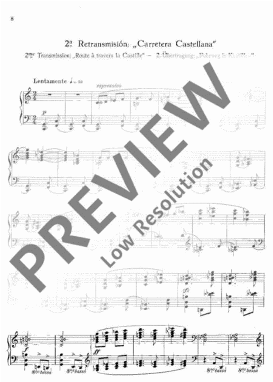 Radio Madrid Piano Solo scores gallery preview page 9