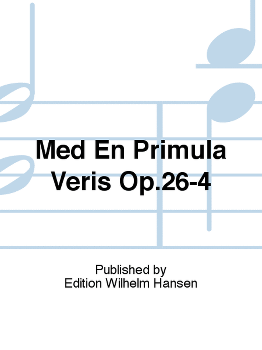 Med En Primula Veris Op.26-4
