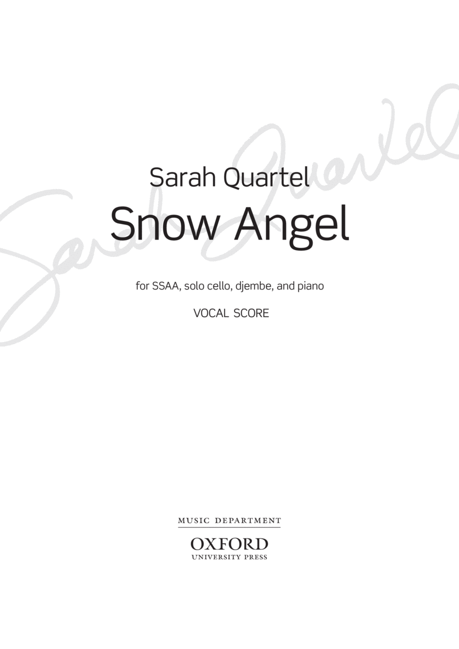 Book cover for Snow Angel