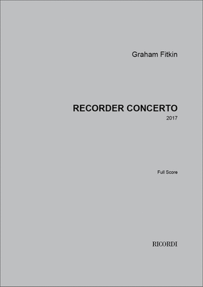 Book cover for Recorder Concerto