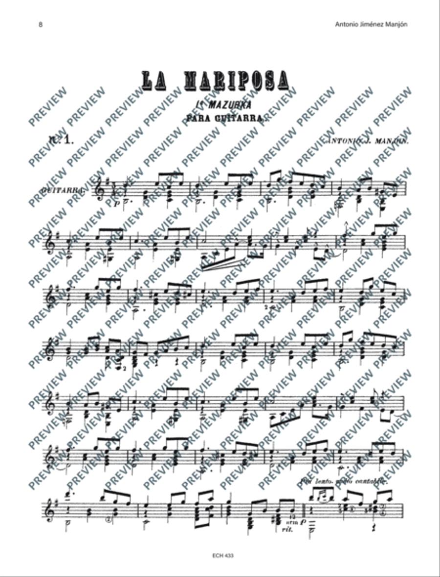 Collected Works for Guitar Classical Guitar scores gallery preview page 9
