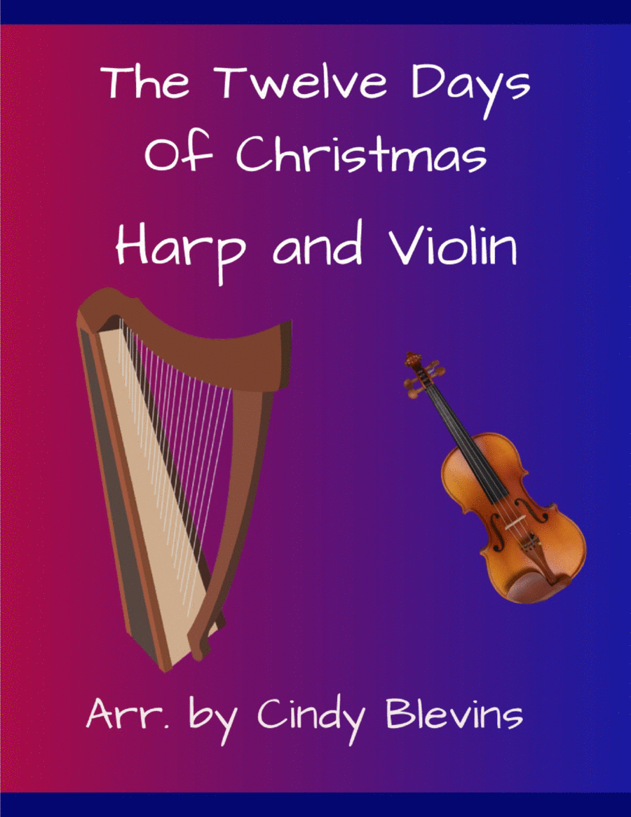 The Twelve Days Of Christmas, for Harp and Violin image number null