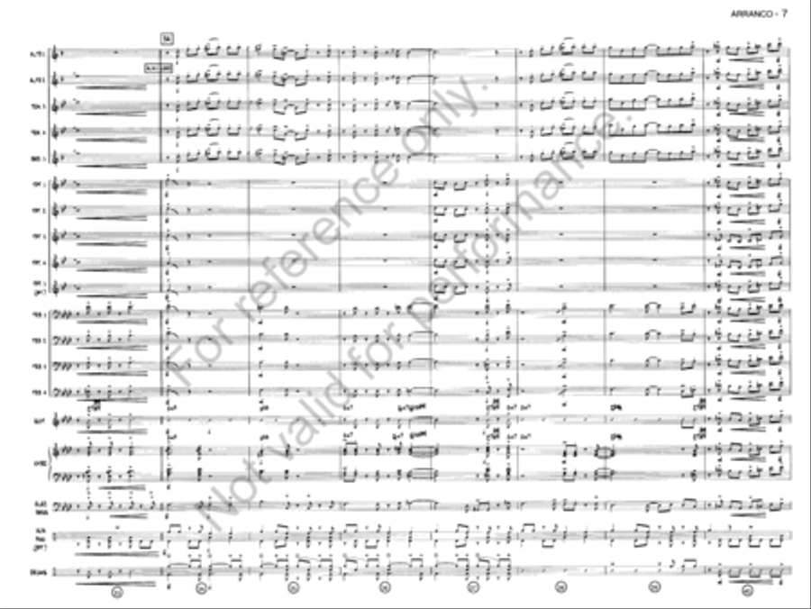 Arranco Arranco Jazz Ensemble scores gallery preview page 6