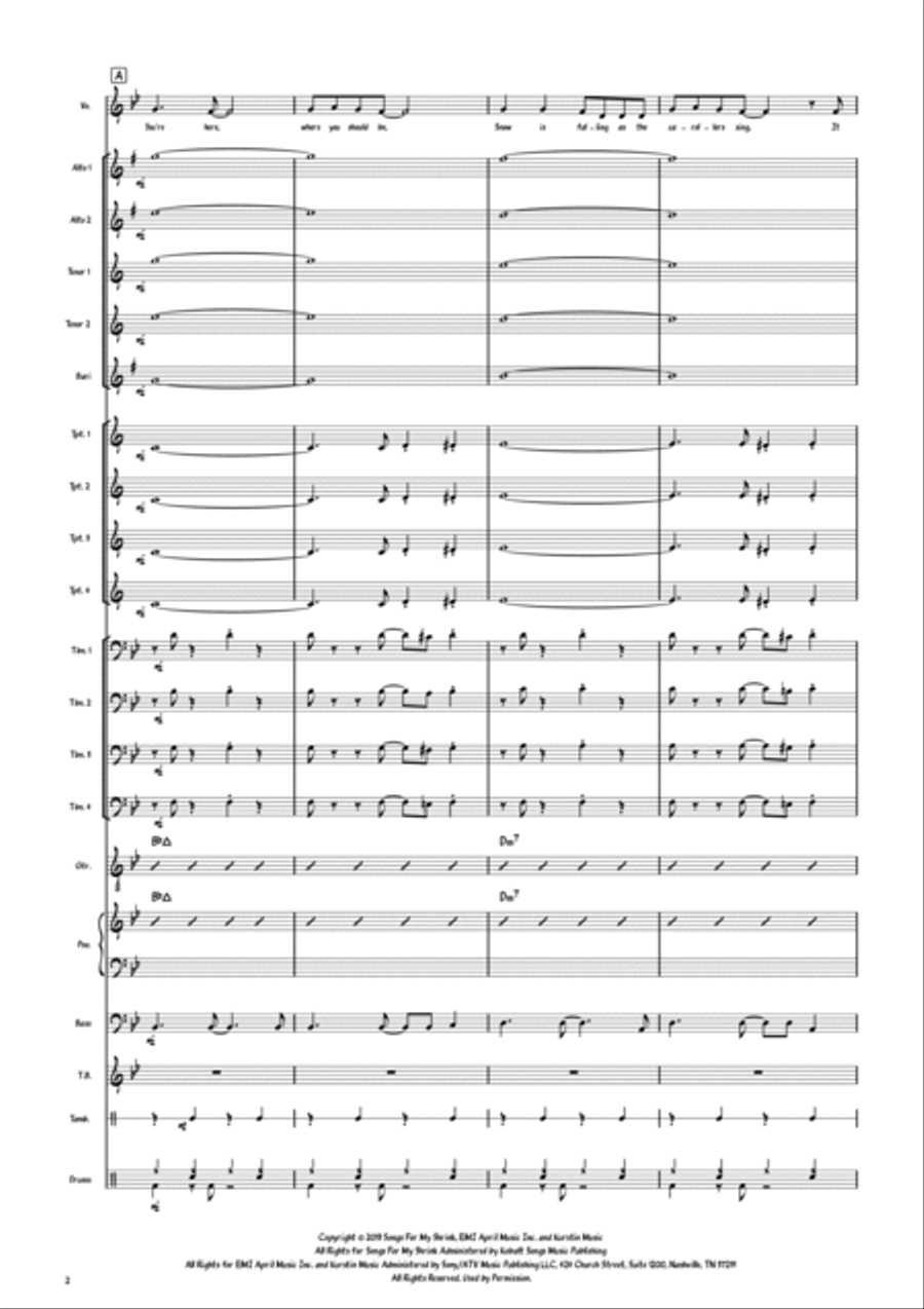 Underneath The Tree Jazz Ensemble scores gallery preview page 3