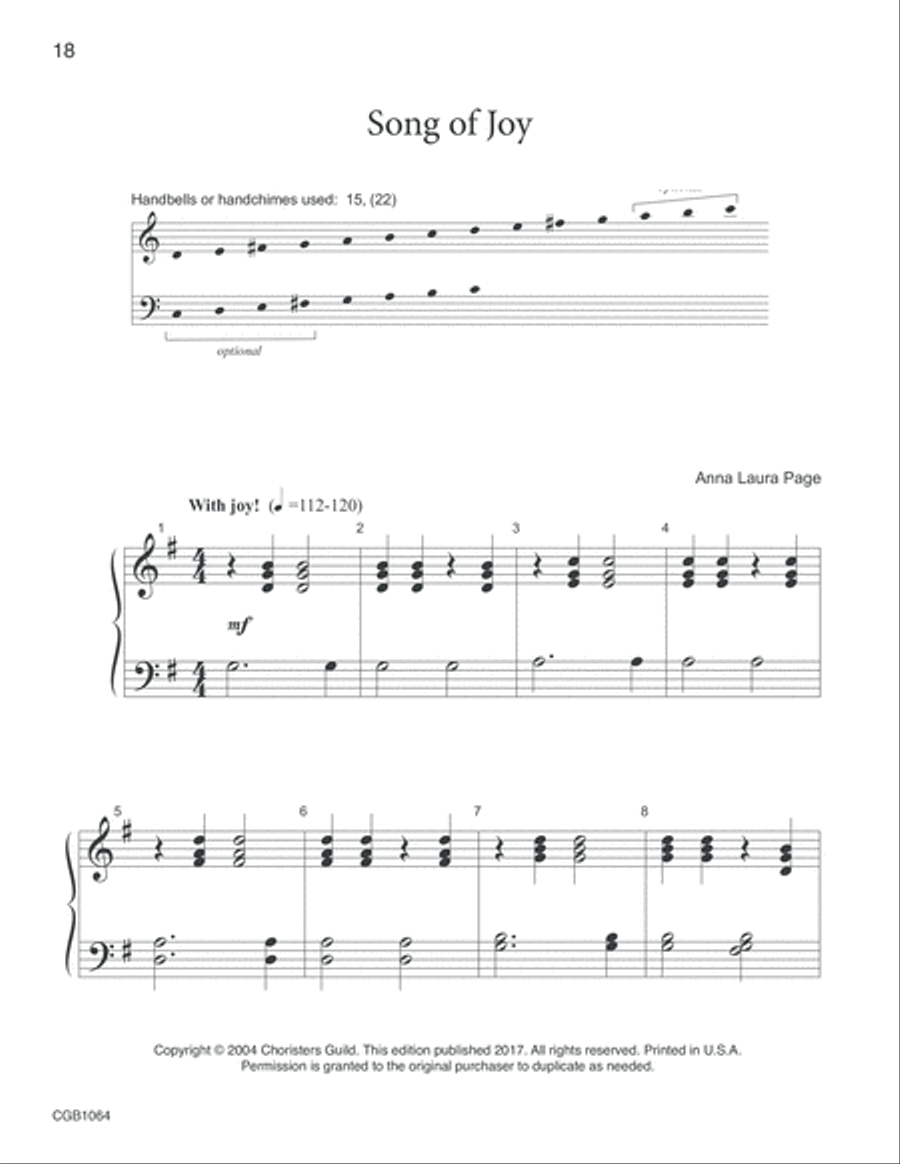Chime Time Handbell Choir scores gallery preview page 7