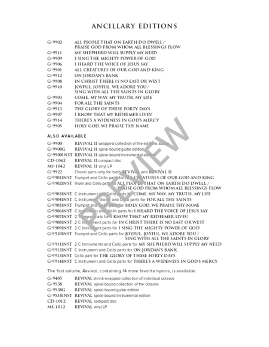 Revival II - Spiral Guitar edition Guitar scores gallery preview page 4