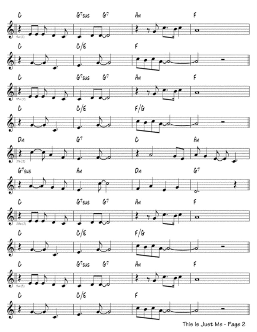 This Is Just Me This Is Just Me Electric Guitar scores gallery preview page 2