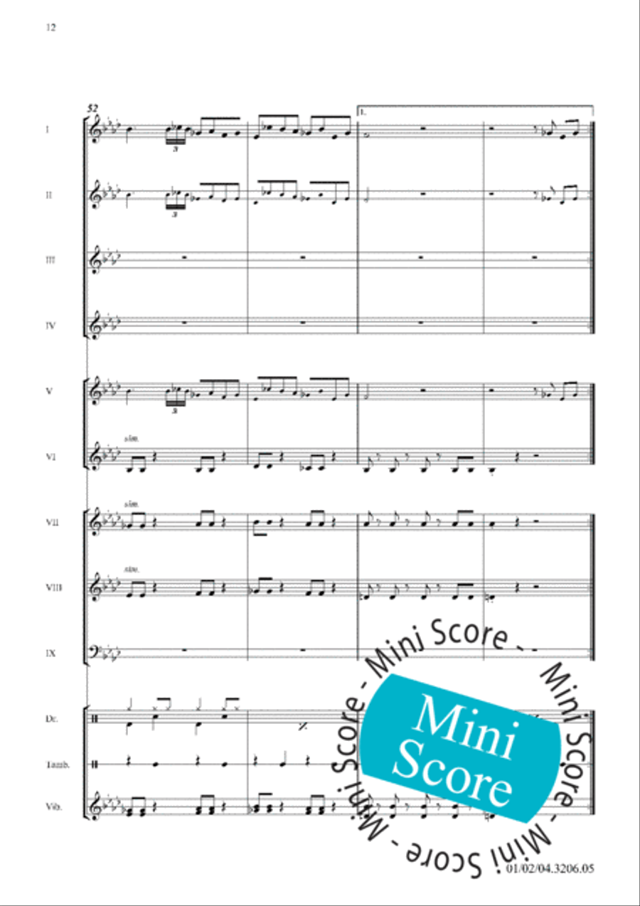 Sing, Sing, Sing Sing, Sing, Sing Brass Band scores gallery preview page 16