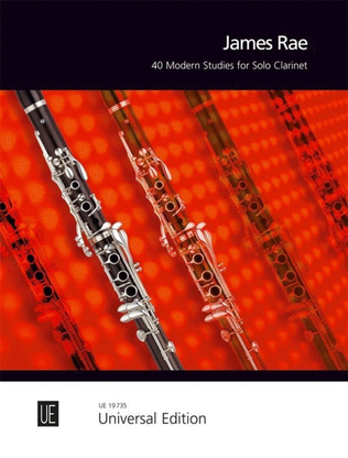Book cover for 40 Modern Studies Solo Clarinet