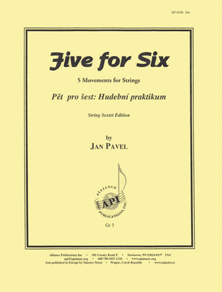Five For Six: Music Study For Strings - Pavel - Sextet
