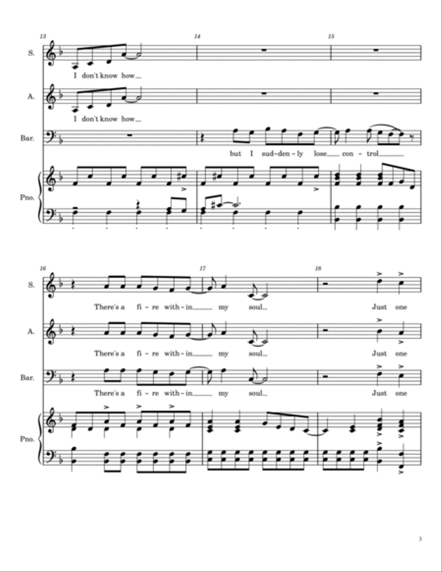 Mamma Mia 3-Part scores gallery preview page 3